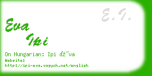 eva ipi business card